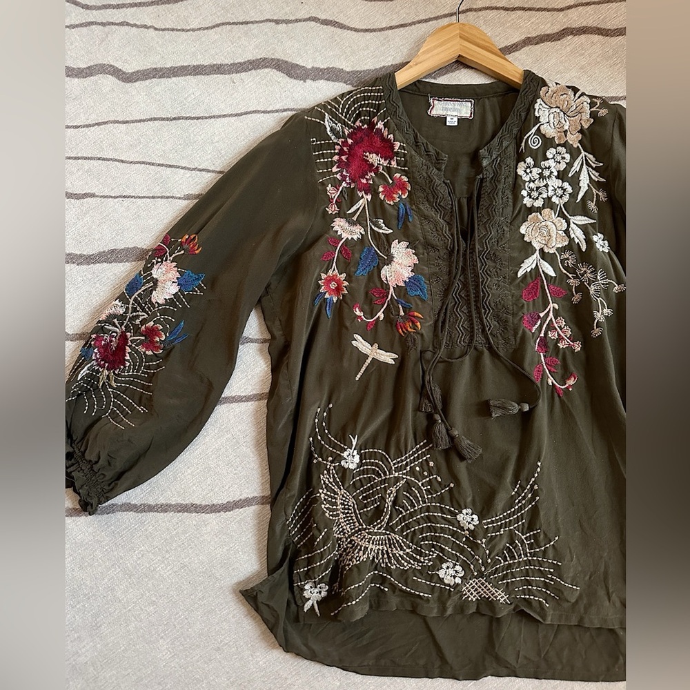 Johnny Was Peasant Blouse